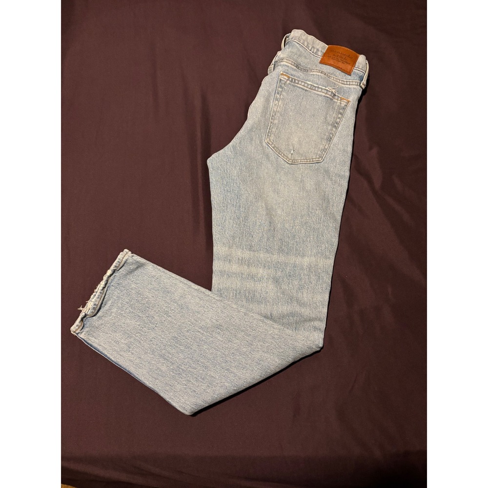 Abercrombie & Fitch A&F Vintage Stretch Straight Jeans Light Wash Mens 31x32